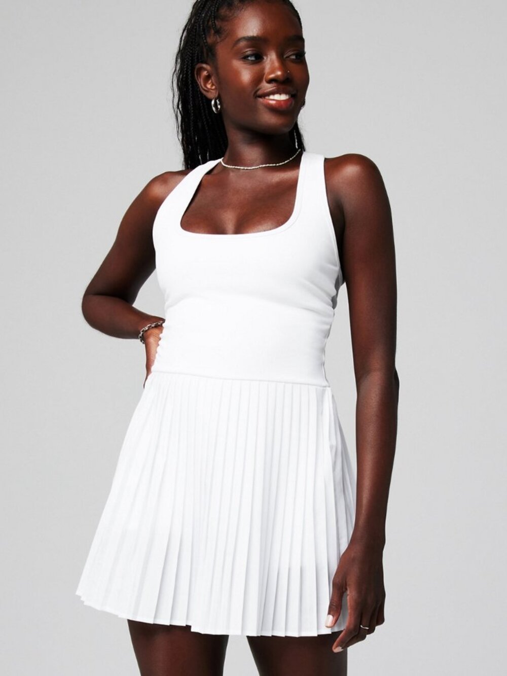 Fabletics Hot Shot Pleated Dress Classic Mini